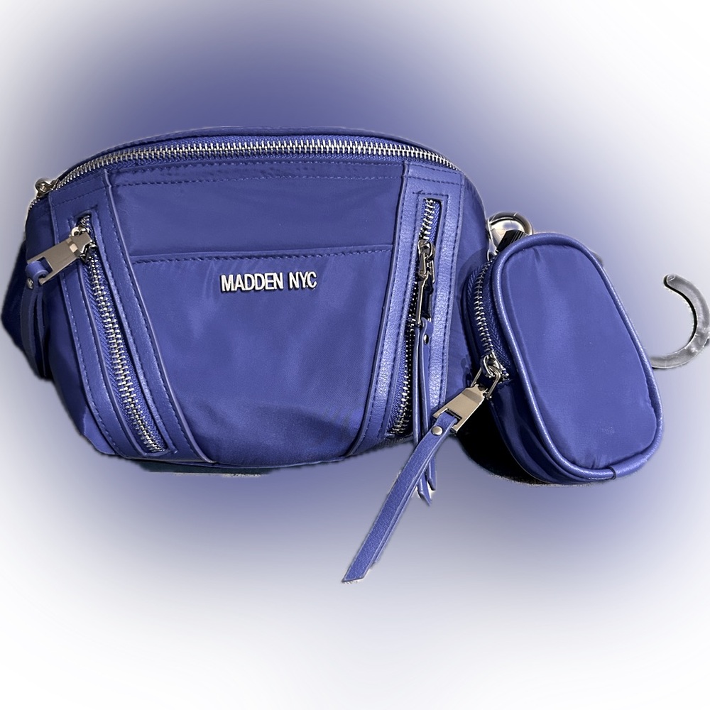 STEVE MADDEN NYC Royal Blue Fannypack/Belt Bag